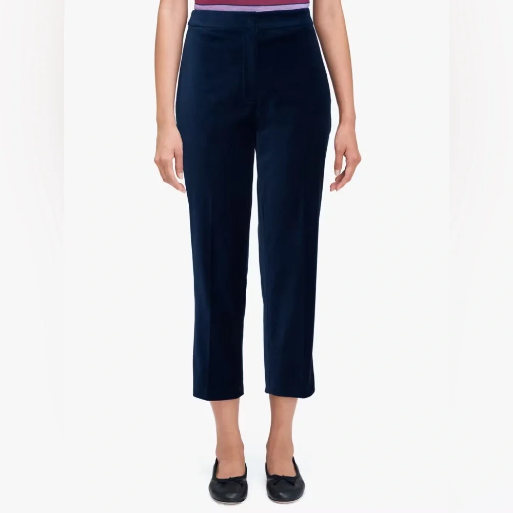 Kate Spade Luxe Velvet Cigarette Pant